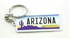 Arizona License Plate Aluminum Ultra-Slim Souvenir Keychain 2.5