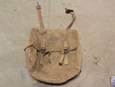 ORIGINAL WWII US AIRBORNE PARATROOPER M1936 RUBBERIZED MUSETTE JUMP BAG-OD#3, picture