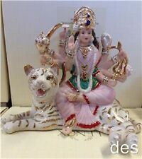 Lenox ~ DURGA GODDESS of STRENGTH Hindu Battle Queen on White Tiger NEW in BOX picture