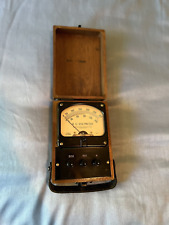 VINTAGE HICKOK AC Voltmeter type S-49M (0-150 & 0-300) Clean Working Wood Case picture