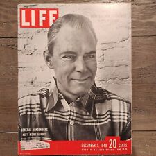 Life Magazine December 5th, 1949 General Vandenberg + Vtg Advertisements Ads picture
