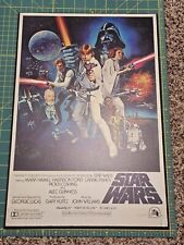Home Accents Star Wars Movie Poster Framed Wood Sign 19.5