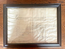 Officer's Commission to Coldstream Guards. Signed by King George III, 1760 picture