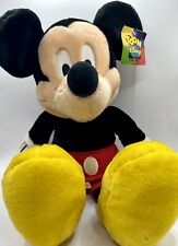 Vintage NWT 17”MICKEY MOUSE “Toon Disney” Plush Toy  From Disney Word 1998 B3 picture