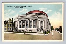 Salina KS-Kansas, University Methodist Episcopal Church, Vintage Postcard picture
