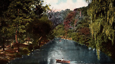 c1901-1907 Philadelphia PA Boating On The Wissahickon Fairmount ANTIQUE Postcard picture