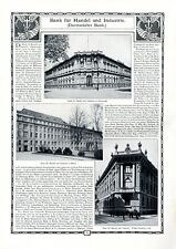 Bank for Trade and Industry Darmstadt XL 1912 ad Germany advertising Darmstädter picture
