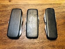 VINTAGE SYNANON, JAPAN Pocket Knife MultiTool American National Logo (Lot of 3) picture