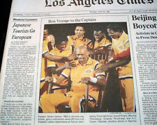 1989 KARREM ABDUL-JABBAR Lew Alcindor Los Angeles Lakers NBA Basketball Retire picture