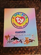 Beanie Babies Official Collector's Cards Binder And Cards Ty 1990's picture