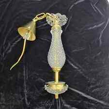 Czech Glass Chandelier Stem Middle Replacement Part Gold Modern Wired picture