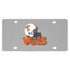 tennessee volunteers college football steel car tag license plate picture