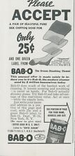1938 Bab-O Grease Dissolving Cleaner Silk Chiffon Hose Offer Vtg Print Ad LHJ2 picture