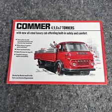 COMMER 4, 5, 6 & 7 TONNERS Commercial Vehicles Sales Brochure picture
