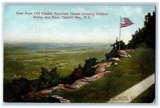 c1918 View From Old Catskill Mts. House Valley Catskill Mts. New York Postcard picture