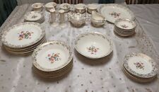 Rare, Vintage, 22 kt Gold, Beautiful, 46-piece Dishware picture