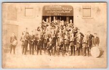 Postcard Orchard Lake MI Polish Seminary Orchestra Band Group RPPC 1915 AP6 picture