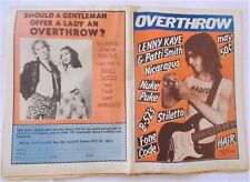 Overthrow #2 May 1979 Newspaper Lenny Kaye Patti Smith Rock Against Racism B52s picture