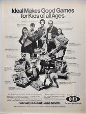 1969 Ideal Makes Good Games For Kids Of All Ages Vintage Print Ad picture