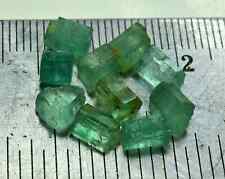 11 Carat Natural Transparent 10 Pieces Emerald Crystals Lot #37 picture