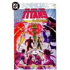 New Teen Titans (1984 series) Annual #1 in Near Mint condition. DC comics [t% picture