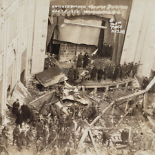 Knickerbocker Theatre Collapse RPPC Postcard 1920s Washington DC Vintage A1055 picture
