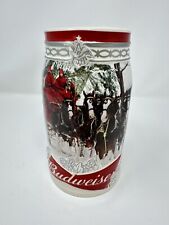 2017 Anheuser-Busch Budweiser Holiday Retreat Beer Stein 38th Anniversary... picture