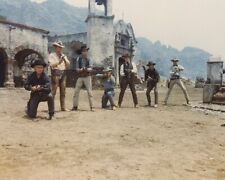 The Magnificent 7 aiming guns 8x10 Photo Steve McQueen Yul Brynner James Coburn picture