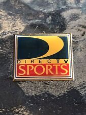 Direct TV Sports Vintage Gold Tone Metal Travel Lapel Pin Pinback picture