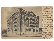 c1907 Olivia Apartments Joplin Missouri MO Albertype Undivided Back UDB Postcard picture