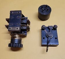 WW1 Era Western Electric 152A Radio Switch, on off Switch, and Tube Adapter picture