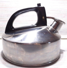 Vintage Cook Time Stainless Steel Teapot 2 LT Preowned Made In Korea picture