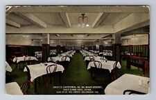 Salt Lake City UT-Utah, Shay's Cafeteria, Advertising, Vintage Souvenir Postcard picture
