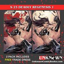 [2 PACK] **FREE TRADE DRESS** X-23: DEADLY REGENESIS #1 UNKNOWN COMICS R1C0 EXCL picture