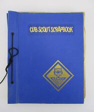1971-1974 Cub Scout Scrapbook Wolf, Bear, Weblos, Scout Bucks, Patch Cub Pack 49 picture