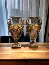 french antique Pairs vases victorian. Great Condition. picture