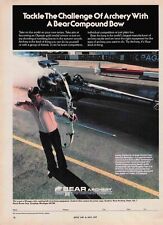 Bear Archery Compound Bow Tamerlane Ii 1970S Vtg Print Ad 8X11 Wall Poster Art picture