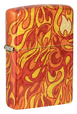Zippo Fire Design 540 Tumbled Brass Windproof Lighter, 48981 picture