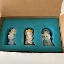 Vintage 1995 Rare Dreamsicles 3 Piece Baby Jesus, Mary & Joseph Nativity Set Sig picture