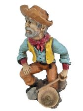 Vtg 1976 Universal Statuary Figure Prospector Miner Western Cowboy 15