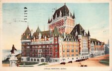 Chateau Frontenac, Quebec City, Quebec, Canada, Early Postcard, Used in 1929 picture