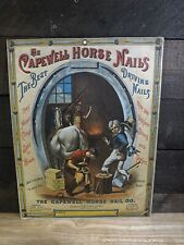 Antique 1898 Capewell Horse Nail Co. Poster  picture
