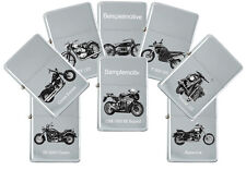 Storm Lighter with Engraving: Motorcycle Brands B, D, H, I, K, Gas Lighter picture