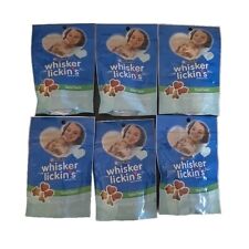 Lot Of 6 Purina Whisker Lickin's Crunch Lovers Tuna Flavored Cat Treats, 1.7 oz picture