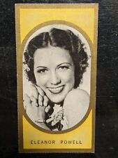 1938 Carreras Film Favourites Eleanor Powell #7 Well-Centered & FANTASTIC shape picture