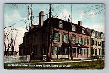 Troy NY-New York, Old Van Rensselar House, Exterior, Vintage Postcard picture