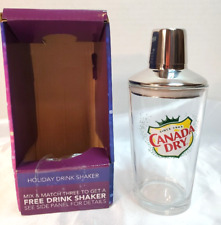 2014 Canada Dry Ginger Ale Drink Shaker With Drink Recipes On Box OPEN BOX picture