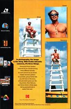 1997 Kodak Advantix Camera Ad - It's Three Things Sexy Guy Lifeguard c8 picture