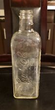 Vintage Embalming Fluid Glass Bottle Hydrol 16 oz picture