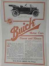 1912 Buick Motor Cars Model 35 Print Ad Orange 